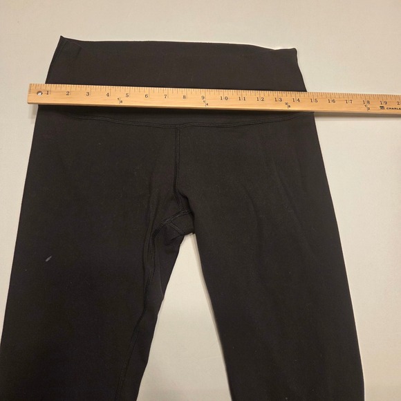 Lululemon Wunder Under Crop III Full-On Luxtreme 16" Black Yoga Leggings‎ Flawed - Picture 3 of 10